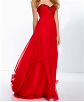 Abendkleid/Overal lang mit Garnitur