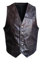 Lederweste, Gilet Nappa / Velour