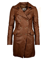 Lederjacke/Mantel ab 90cm, Nappa / Velour