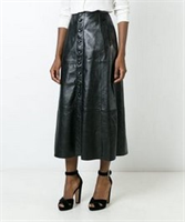 Lederrock lang ab 60cm Nappa / Velour