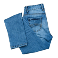 Hose ohne Bügelfalte