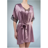 Morgenmantel aus Seide